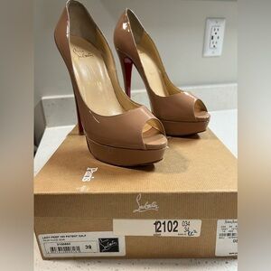 Lady peep 150 Patent Christian Louboutin